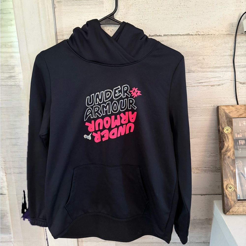 Girls XL Under Armour Black Hoodie